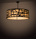 48"W Cilindro Rich Modern Pendant