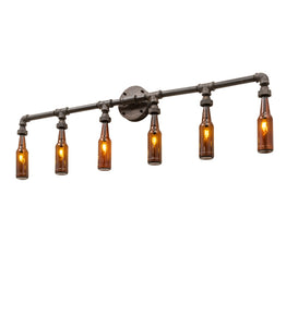 48"W PipeDream Bottle Industrial Wall Sconce