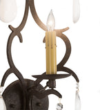 10"W Alicia Glam Wall Sconce