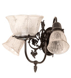15"W Revival Summer Wheat 3 Lt Wall Sconce