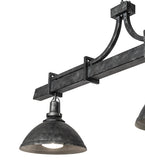 67"L Melrose Barlett 3 Lt Industrial Pendant