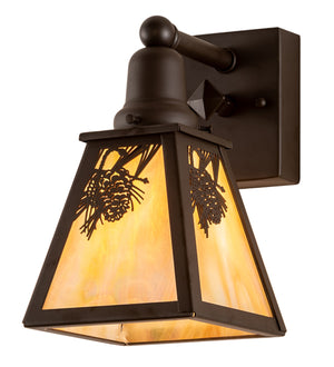6"W Winter Pine Wall Sconce
