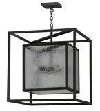 24"Sq Kitzi Box Contemporary Pendant