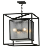 24"Sq Kitzi Box Contemporary Pendant