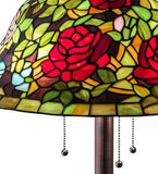 62"H Tiffany Rosebush Floor Lamp