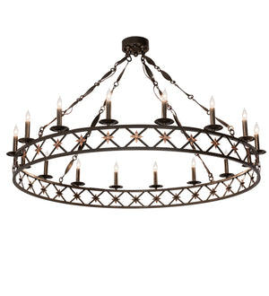 53"W Kingsbridge 16 Lt Chandelier