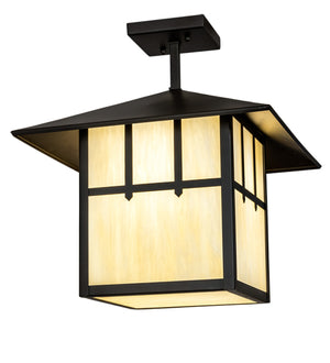 14"Sq Seneca Double Cross Mission Outdoor Pendant