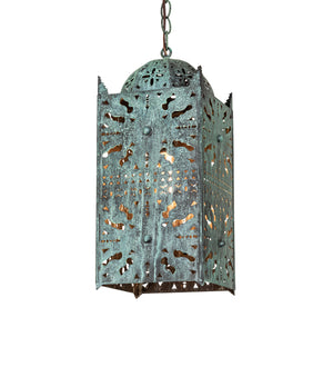 8"Sq Moroccan Pendant