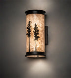 6"W Tall Pines Wall Sconce