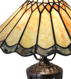 17"H Carousel Jadestone Table Lamp
