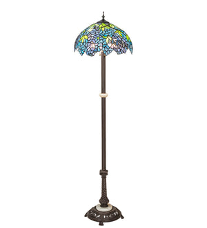 62"H Tiffany Wisteria Floor Lamp