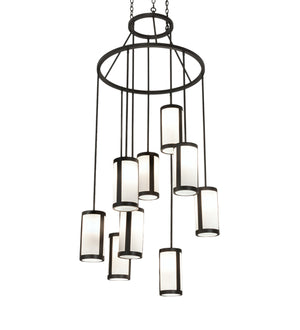 35"W Cartier 9 Lt Chandelier