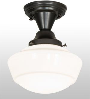 9"W Revival Schoolhouse Semi-Flushmount
