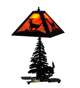 21"H Lone Deer Table Lamp