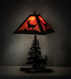 21"H Lone Deer Table Lamp