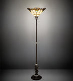 74"H Shell with Jewels Floor Lamp