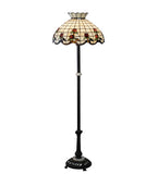 62"H Roseborder Floor Lamp