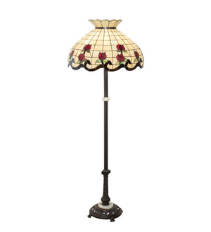 62"H Roseborder Floor Lamp