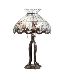32"H Roseborder Table Lamp