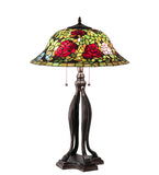 30"H Tiffany Rosebush Table Lamp