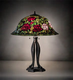  30"H Tiffany Rosebush Table Lamp