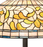 62"H Tiffany Turning Leaf Floor Lamp
