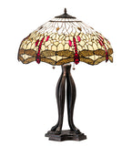 30"H Tiffany Hanginghead Dragonfly Table Lamp