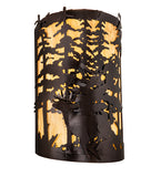12"W Tall Pines Deer Wall Sconce