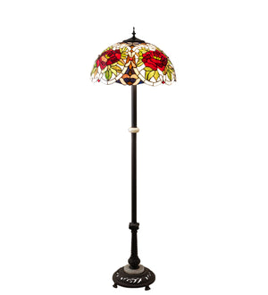62"H Renaissance Rose Floor Lamp