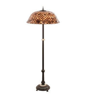 62"H Fishscale Floor Lamp