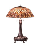 31"H Fishscale Table Lamp