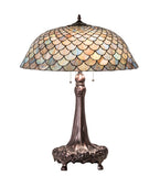 31"H Tiffany Fishscale Table Lamp