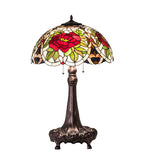 31"H Renaissance Rose Table Lamp