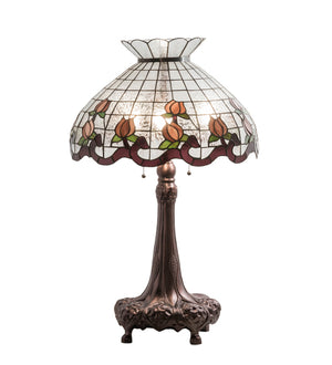 33"H Roseborder Table Lamp