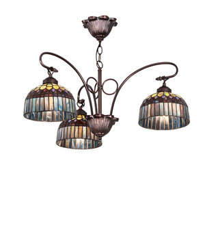 28"W Candice 3 Lt Chandelier