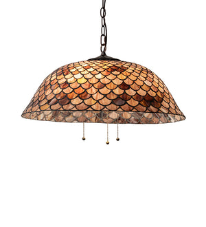 24"W Tiffany Fishscale Pendant