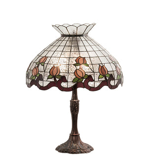 26"H Roseborder Table Lamp