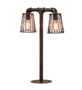 28"H X 18"W PipeDream 2 Lt Table Lamp