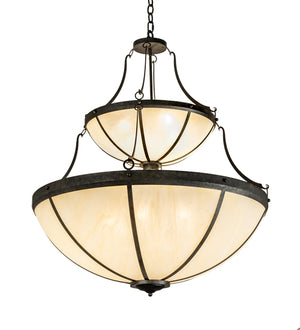 35"W Carousel Two Tier Modern Pendant