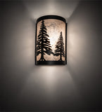  8"W Tall Pines Wall Sconce