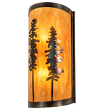 9"W Tall Pines Wall Sconce