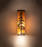 5.5"W Tall Pines Outdoor Wall Sconce
