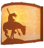 11"W Trail's End Southwest Wall Sconce