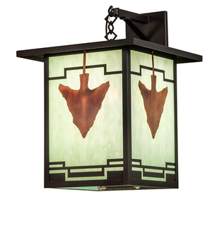 14"W Hyde Park Arrowhead Outdoor Wall Sconce