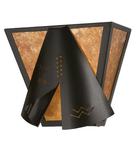 13"W Tepee Wall Sconce