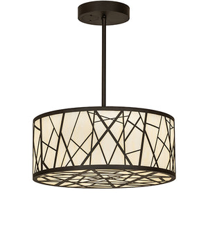24"W Cilindro Rich Pendant