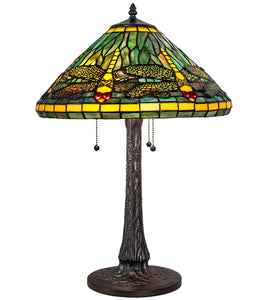 22"H Tiffany Dragonfly Table Lamp