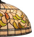 60"H Tiffany Turning Leaf Floor Lamp