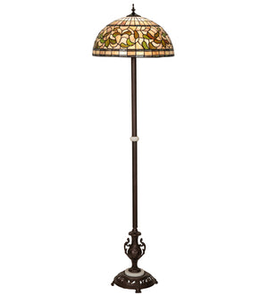71"H Tiffany Turning Leaf Floor Lamp