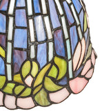 8"W Tiffany Flowering Lotus Mini Pendant